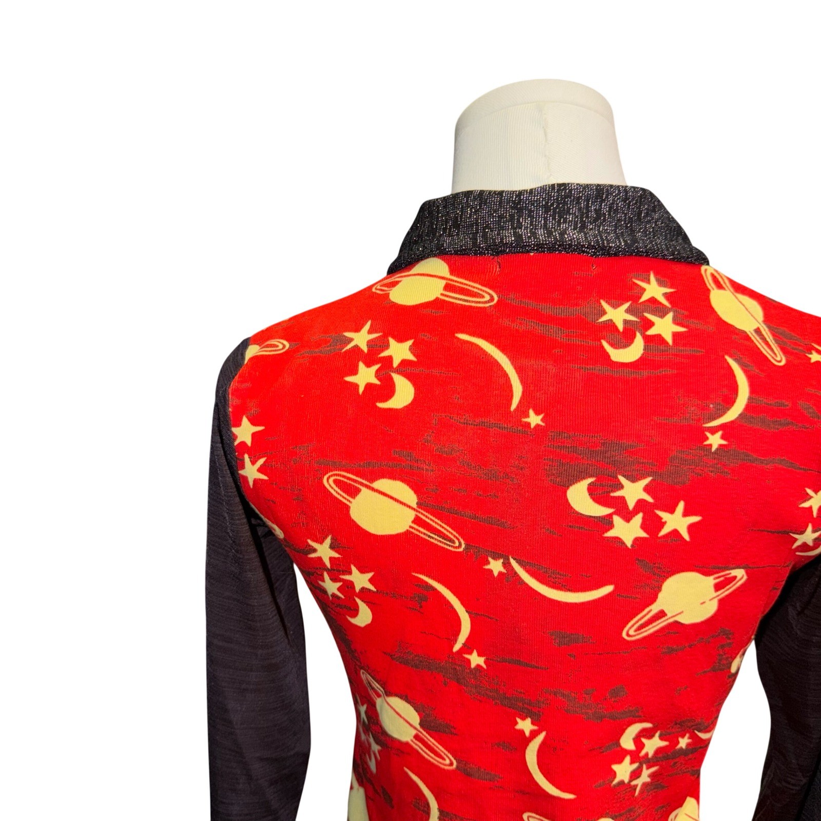Vintage Custo Barcelona Egypt Sphinx Space Print Top Y2K Deadstock NWT Medium