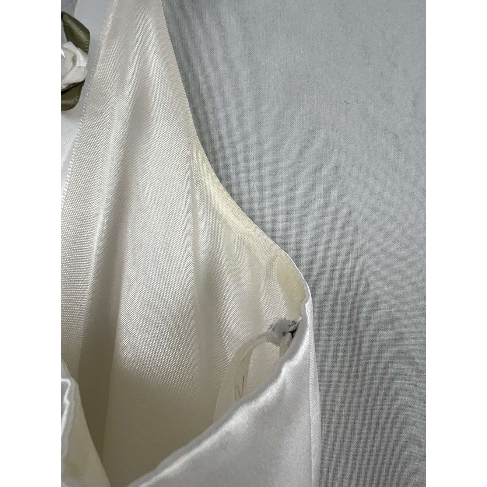 Vintage Zum Zum Niki Livas Maxi Dress Women 13-14 White Tulle Strappy Fit Flare