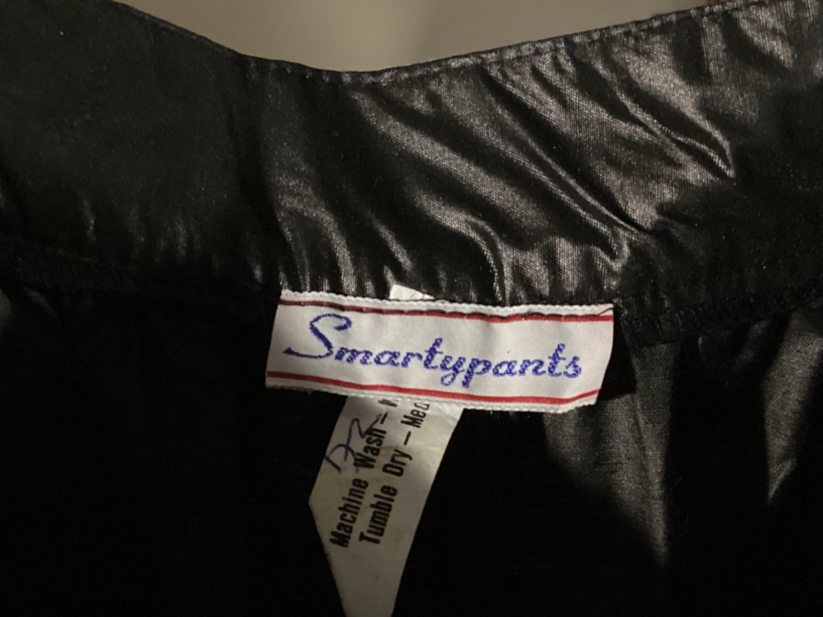 Vintage 80&rsquo;s NOS Smartypants Black high Waisted Lightweight Pants New With Tag