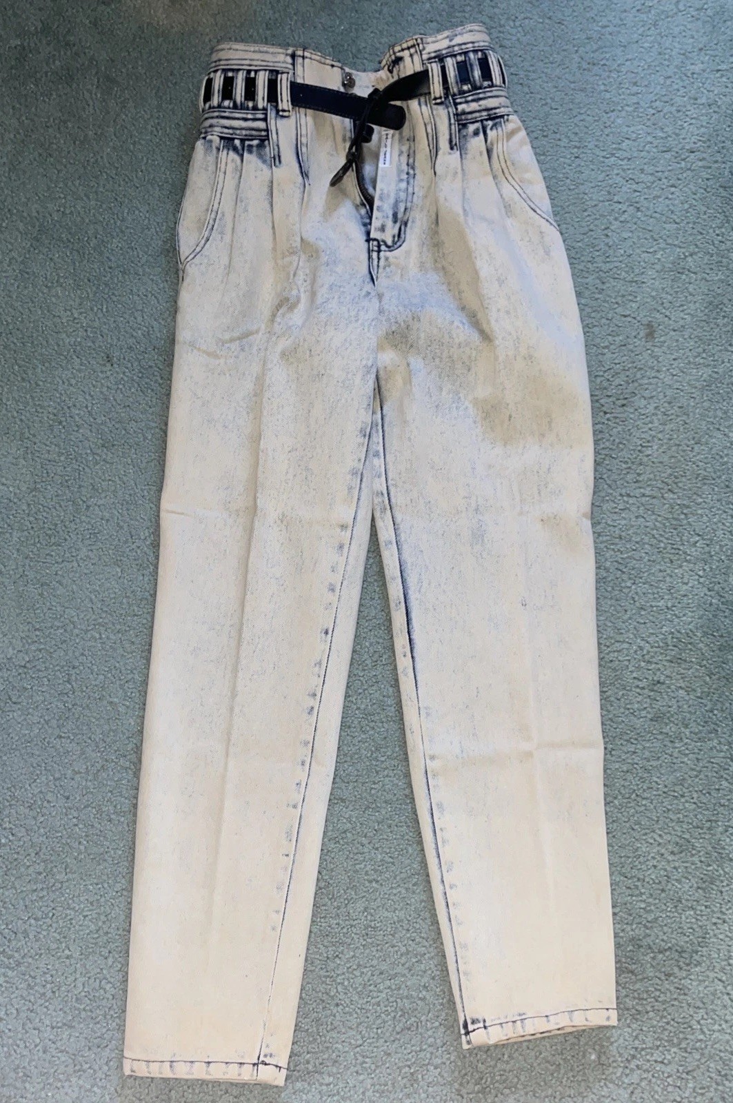 Womens Vintage Faded 80&rsquo;S Anti Basic Daily Jeans High Rise Sz7/8 Big Belt Loops
