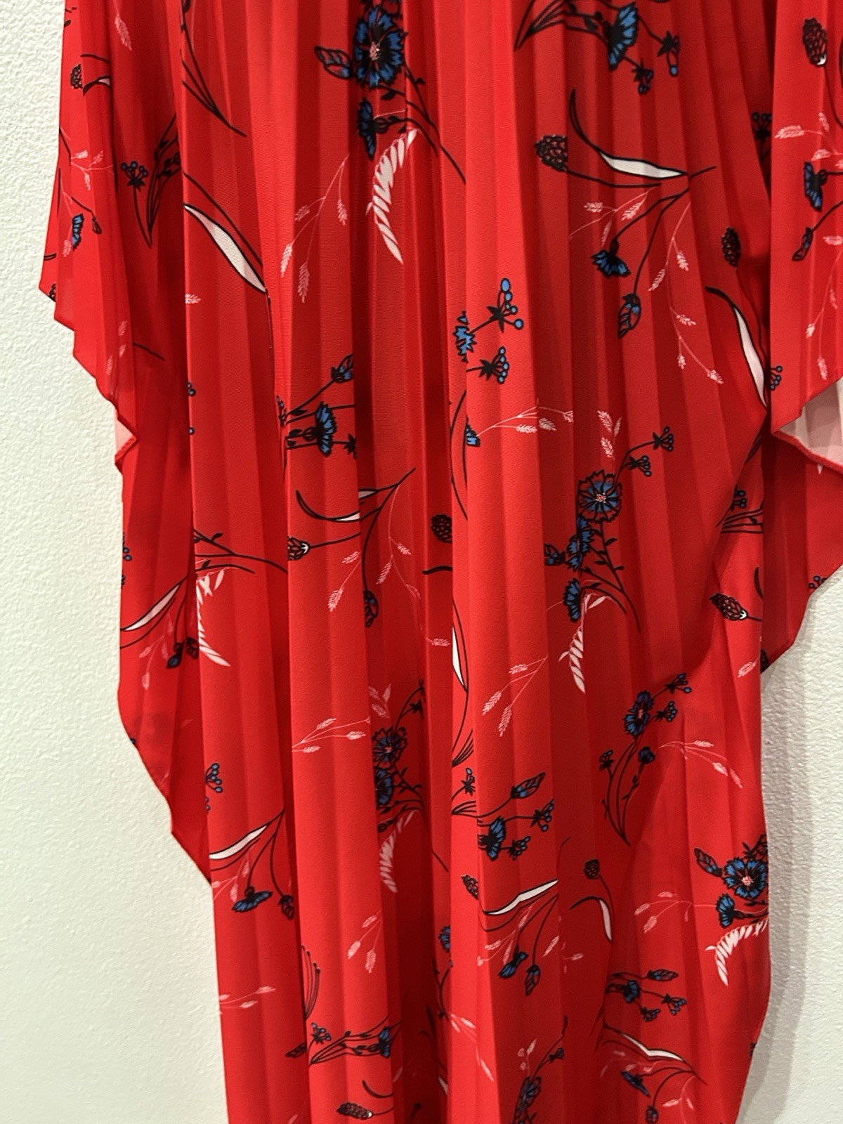 1970s VTG Caftan Maxi Dress by Adorable Of California Floral Print S/M
