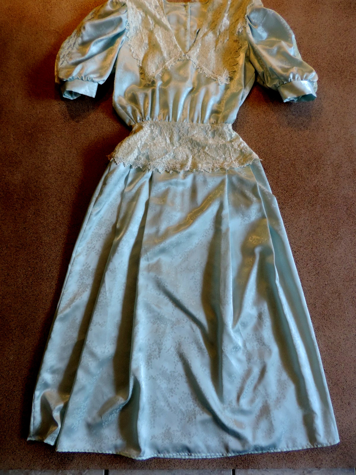 VTG cottagecore Womens Gunne Sax lace prairie dress gown sz 1/2/3/4/5/6/7 xs/s