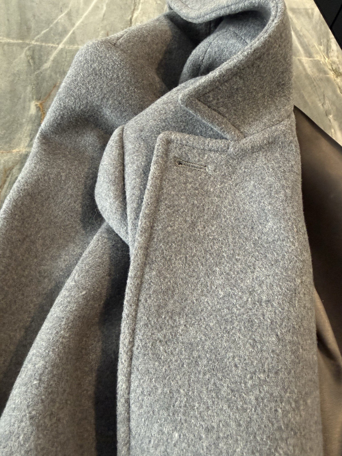 Pendleton 80’s VTG Pure Virgin Wool Women’s Long Gray Coat Made In USA Size12
