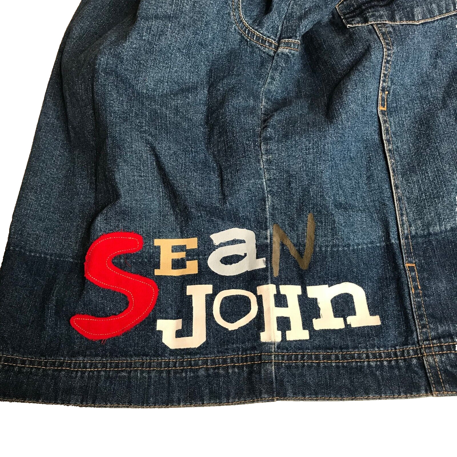 Sean John Blue Vintage 90s Jacket Size Medium 12 – 14