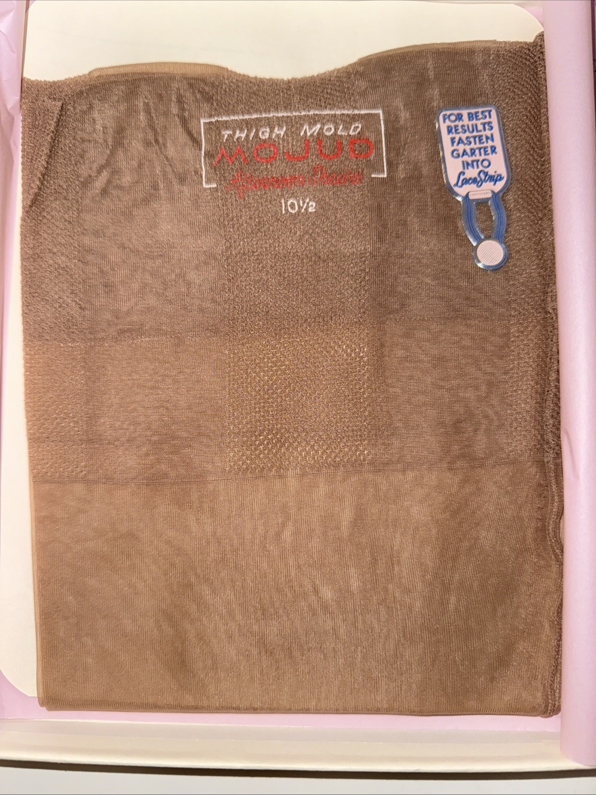 Vintage Mojud Magic-Motion Nylon Stocking Sz 10.5 Lot Of 2 Reinforced Toe
