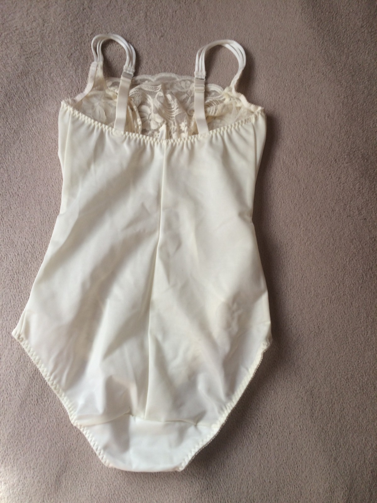 Vintage 38C Cami Ivory Special Request by Glamorise All in 1 Shaper # 1137