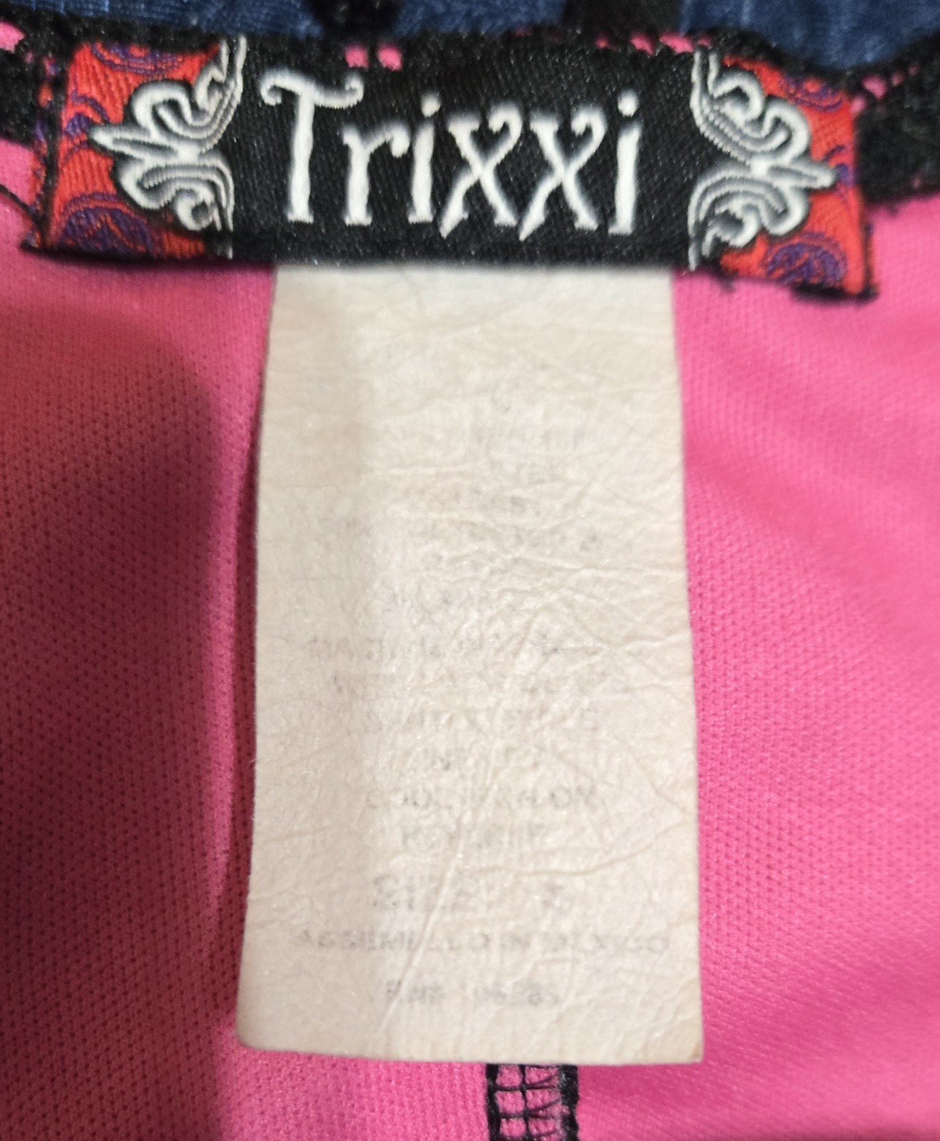 Trixxi Black Lace, Pink Lining, Tie-Back, Gothic Y2K, Summer Ready