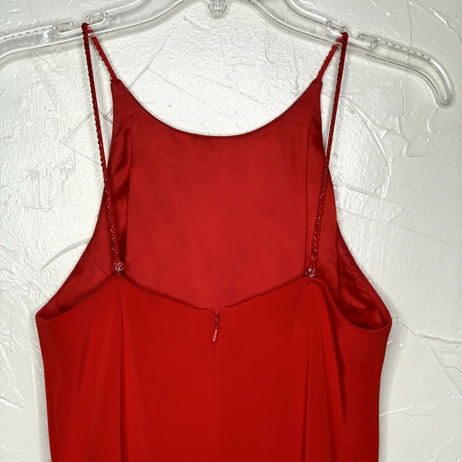 Vintage Gilar Evenings Red Sequin Mini Dress