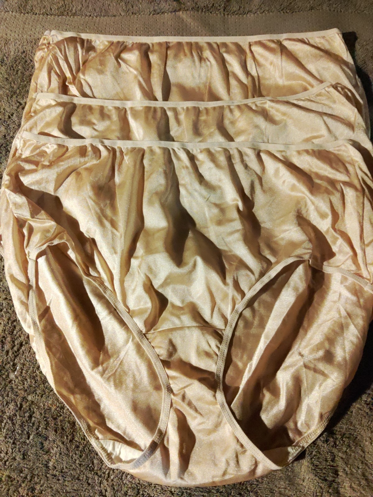 Lot Of 3 Size 13 vintage fruit of the loom 100% nylon panties « Fit For Me »