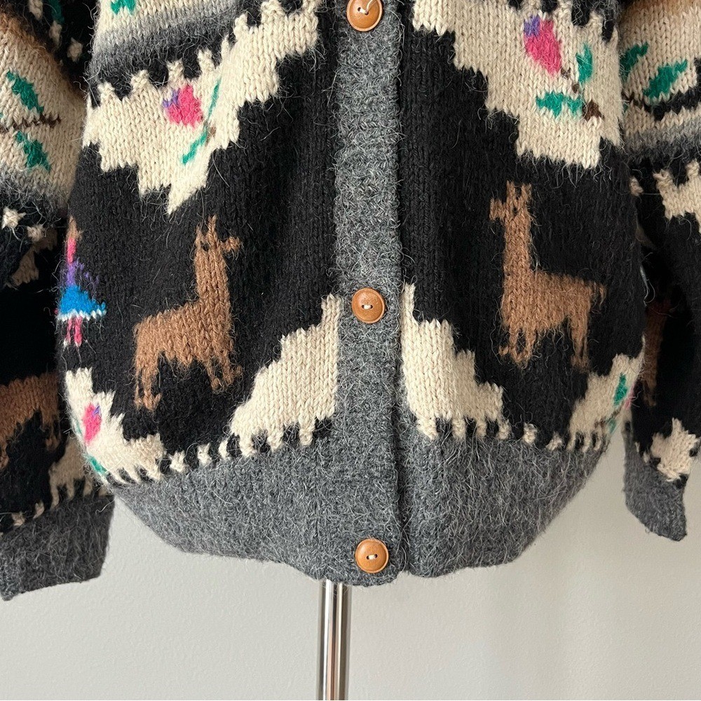 VTG Wool/Alpaca Blend Cardigan Sweater / SZ M/L