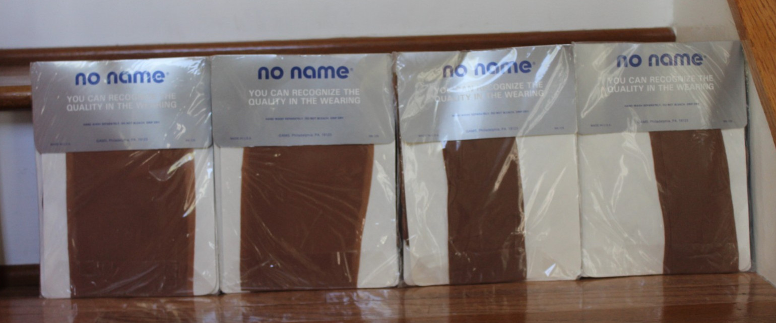 Vintage Lot of 4 NO NAME Pantyhose Queen Tall, Beige, 5&rsquo;6&Prime;-5&rsquo;10 » GAMS- NEW