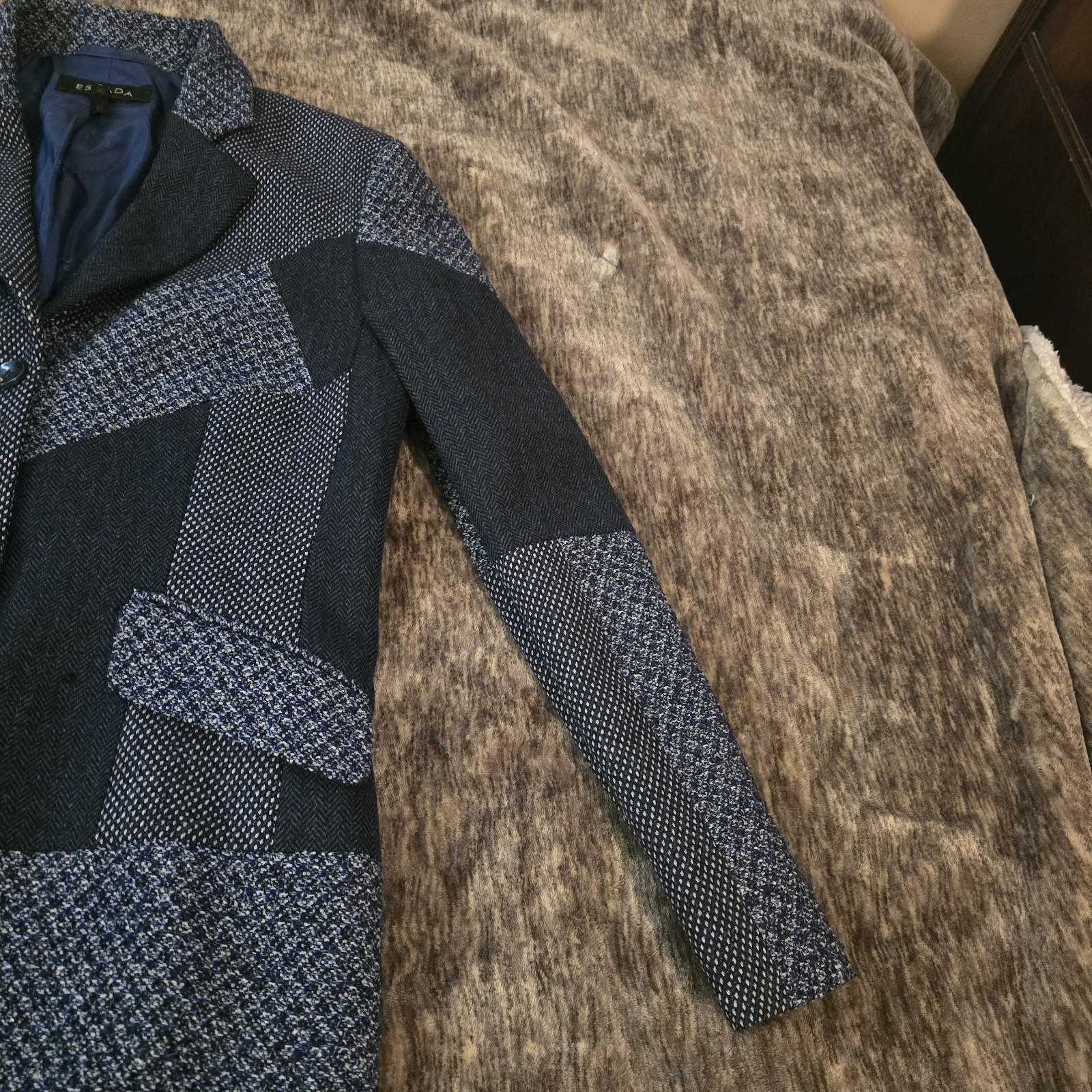 vintage escada patchwork blazer Womens 40 EU/iT