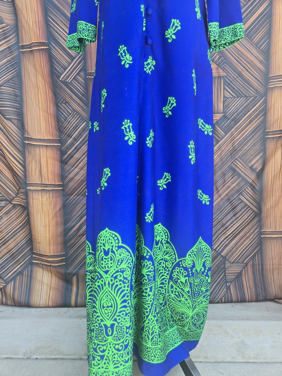 Vintage Sears Hawaiian/Kimo&rsquo;s Polynesian Aloha Honeymoon Dress & Shirt Set w6054