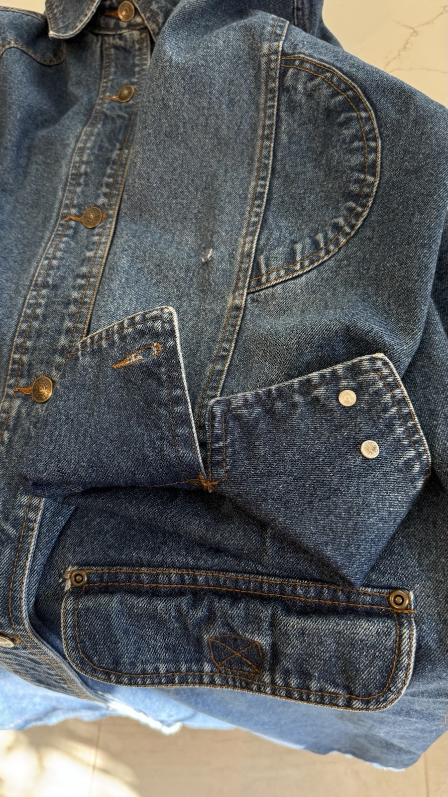 Vintage Cherokee Plus Size Denim Duster 3 XL See Description for Measurements