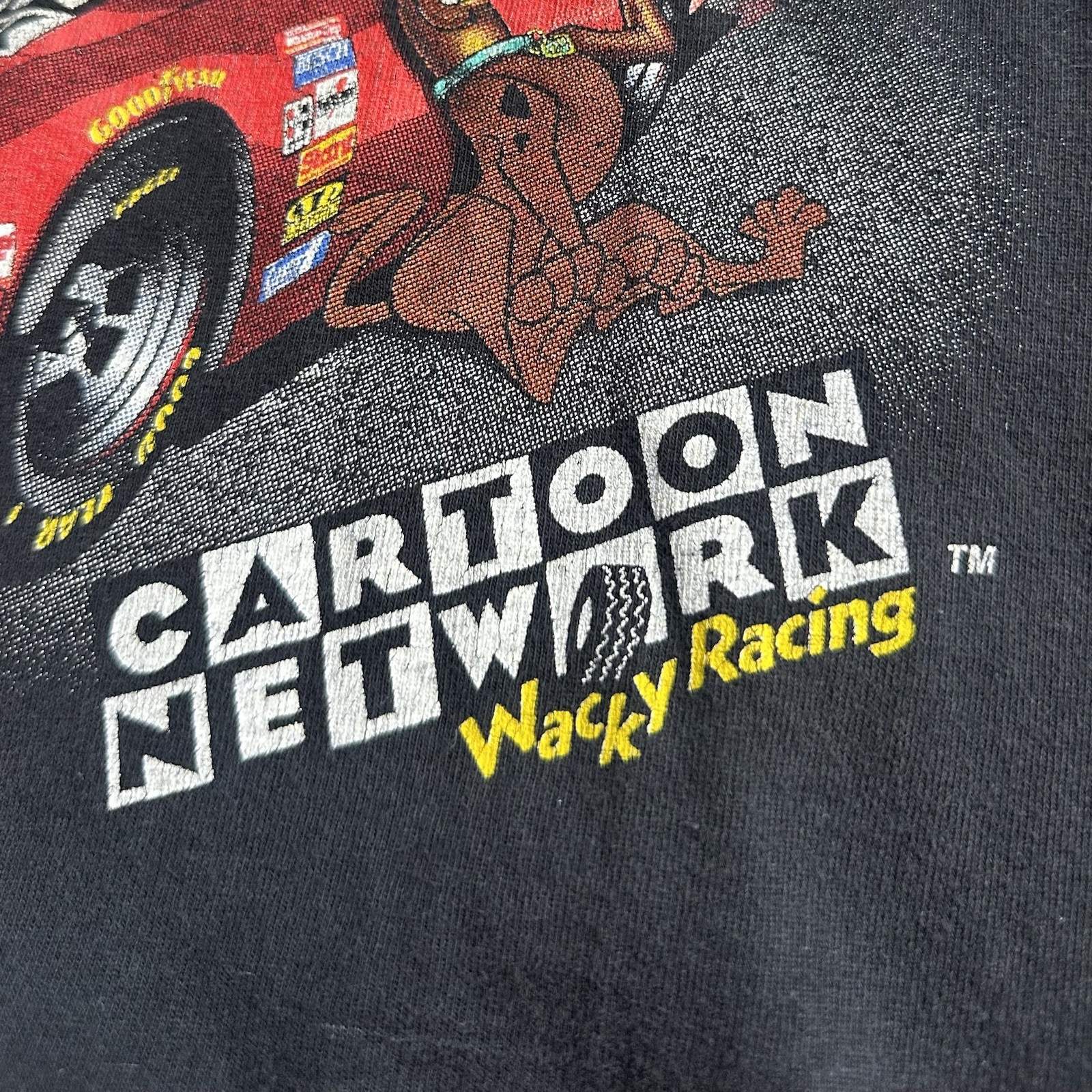 Vintage 2000 Murina Cartoon Network Wacky Racing Scooby-Doo NASCAR tshirt
