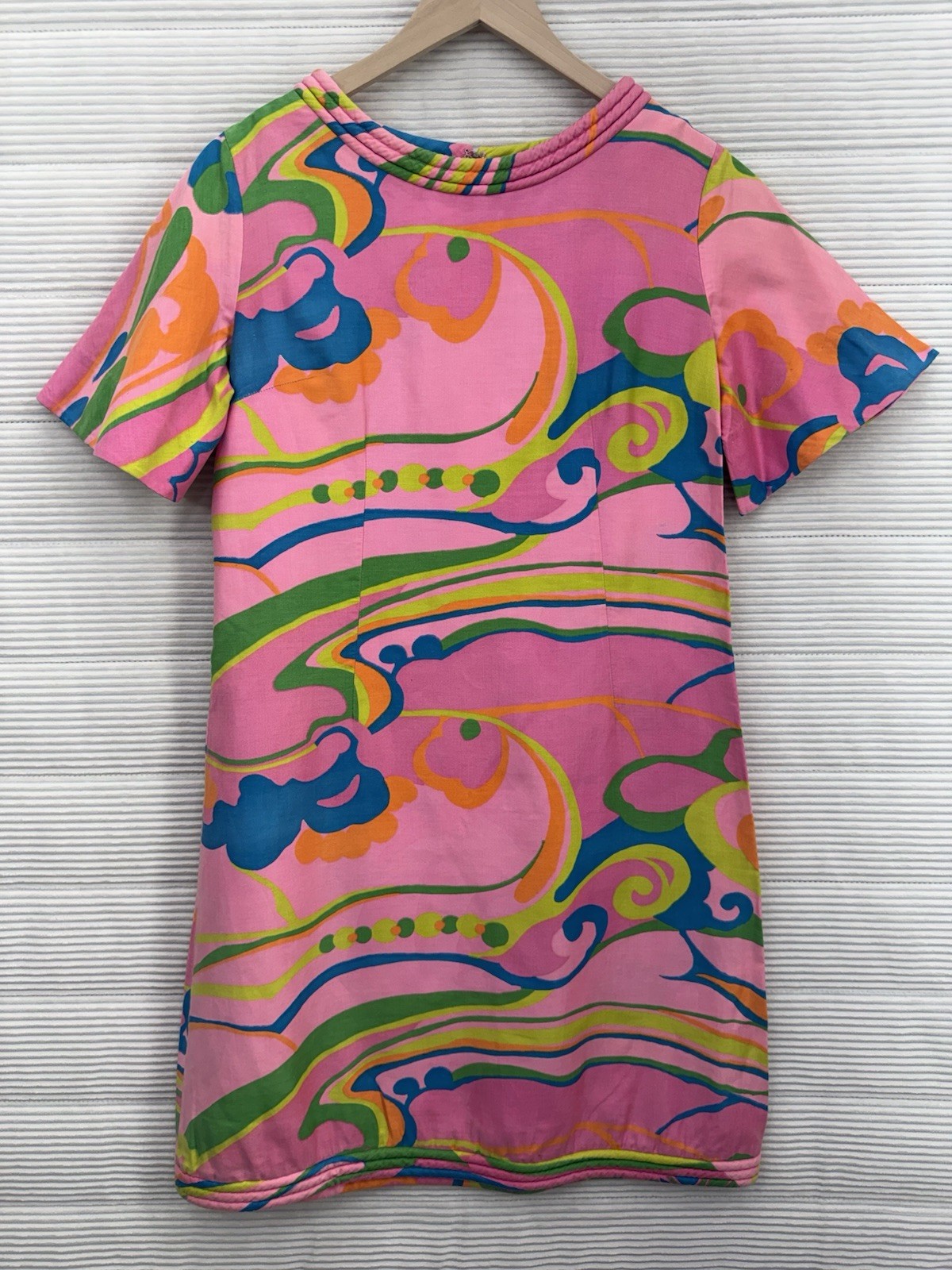 Park East By Swirl Vintage 60’s Mini Shift Dress Mod Go-Go Size?