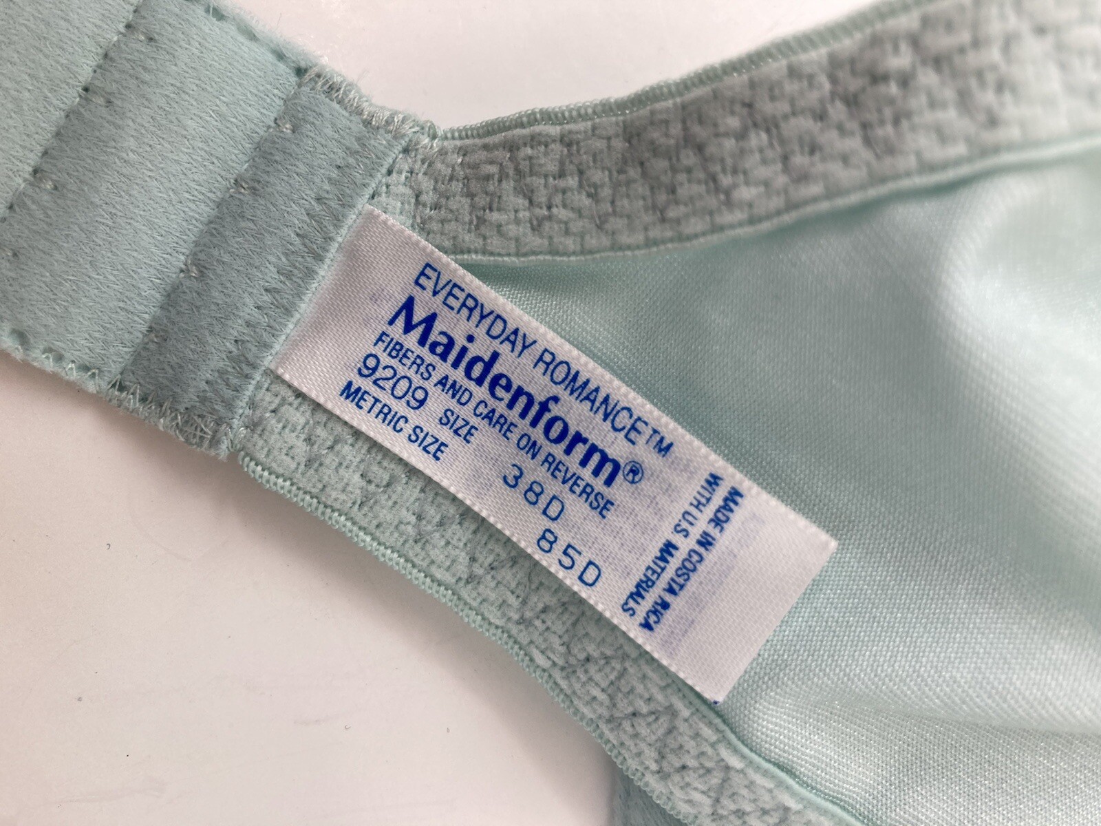 NOS Vintage Maidenform Every Romance Floral Underwire Bra 38D 09209 Classic Bow