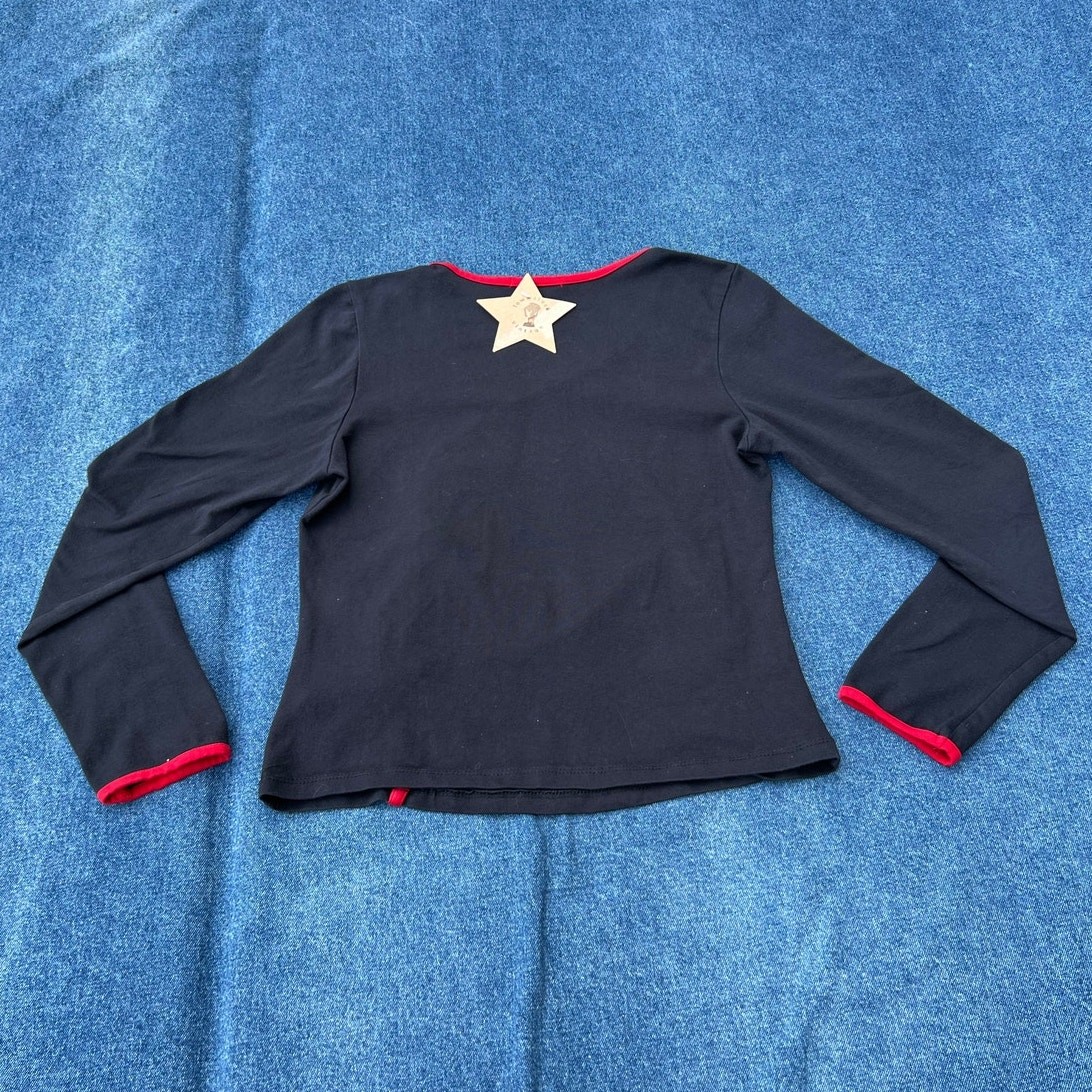 90s Forever 21 mock wrap top