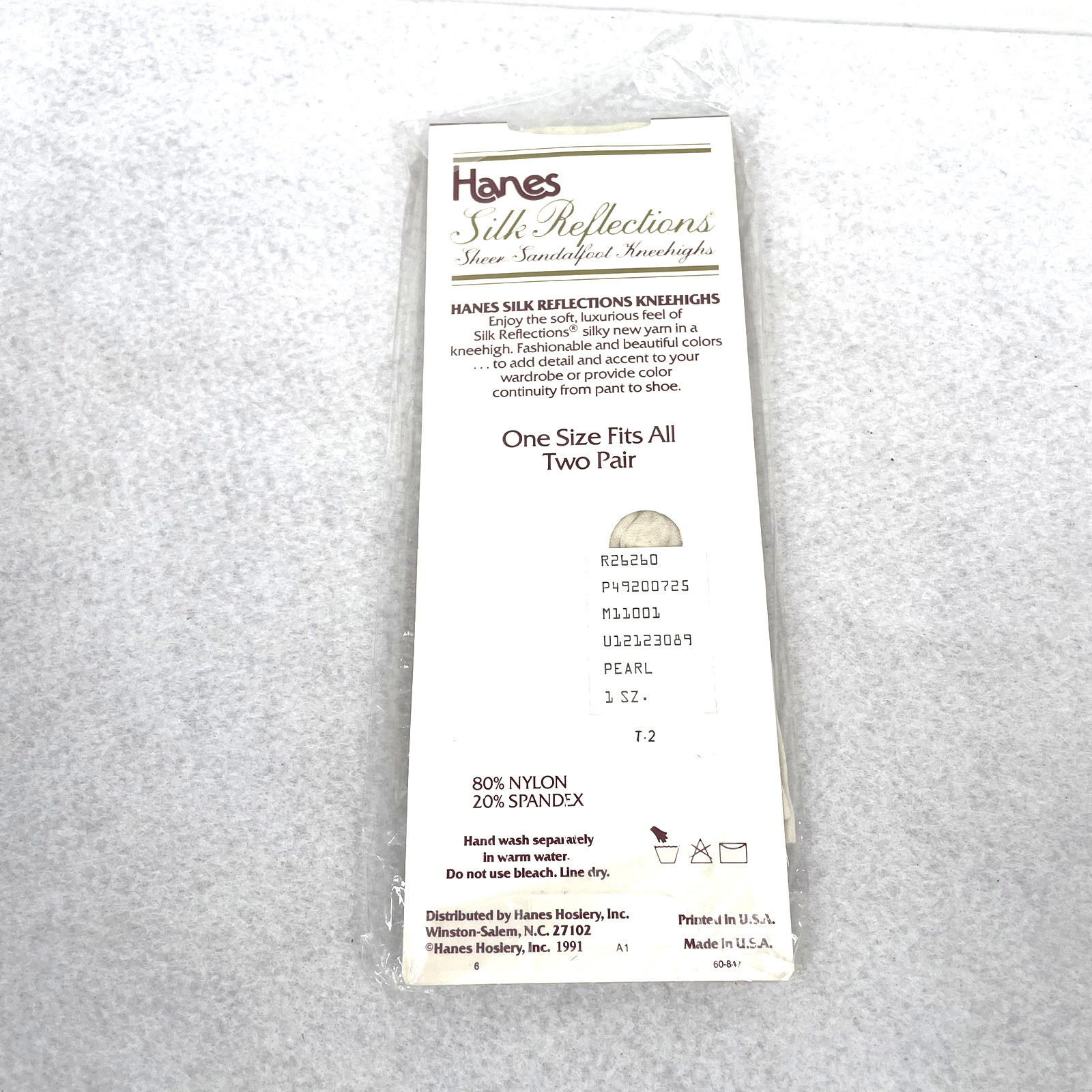 VTG Leggs Hanes Basic Edition Knee-High Nylon Stockings Sandal Foot Lot 31 Pair