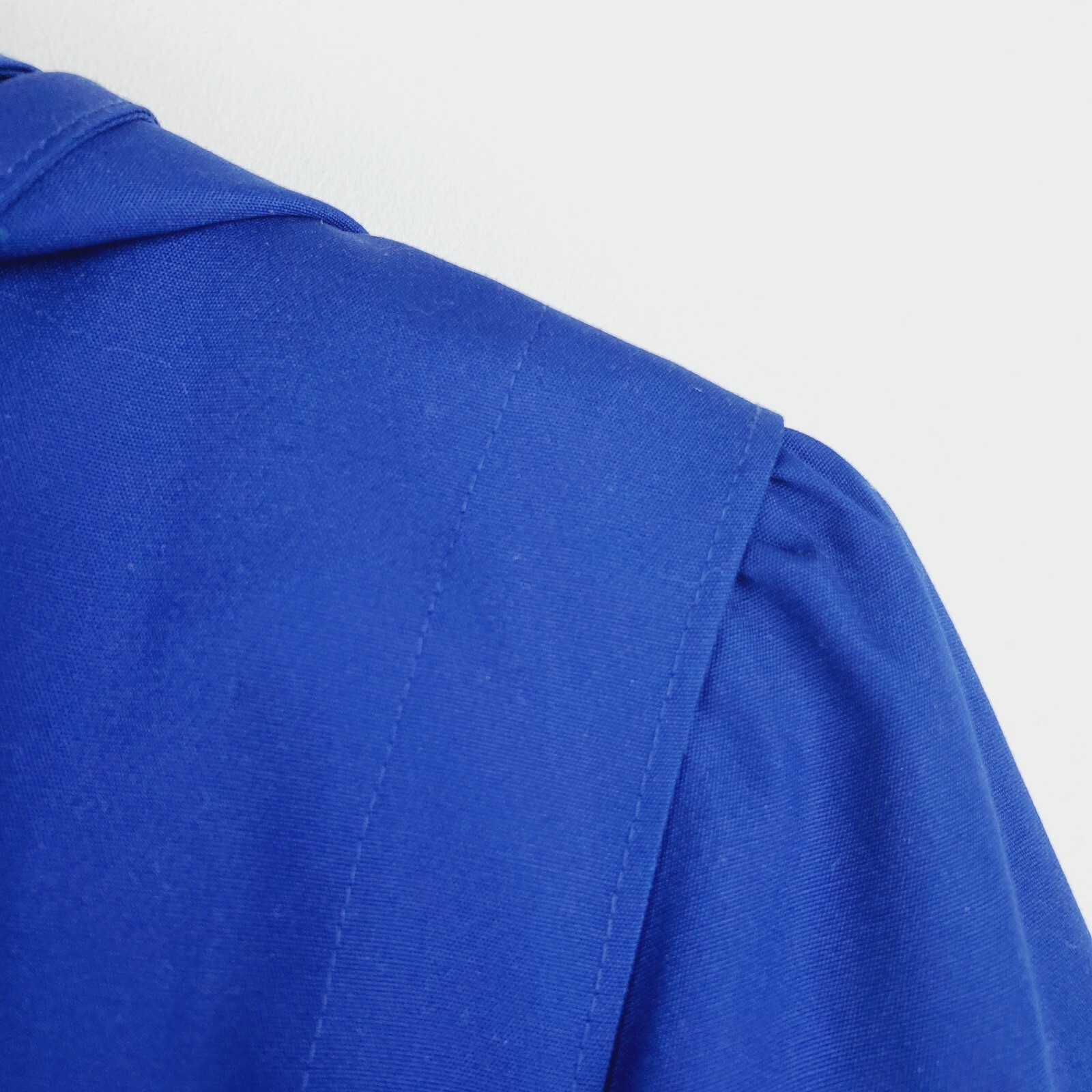Vintage 1990&rsquo;s Misty Harbor Model Beth Cobalt Blue Rmvbl Liner Coat 6 Petite NWT
