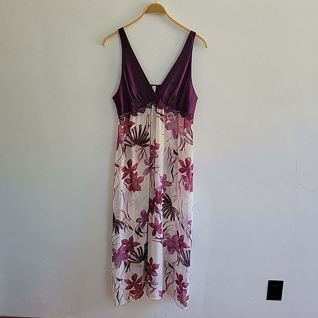 Gilligan O&rsquo;Malley Nightgown Large Empire Waist Chic Coquette Feminine Romantic