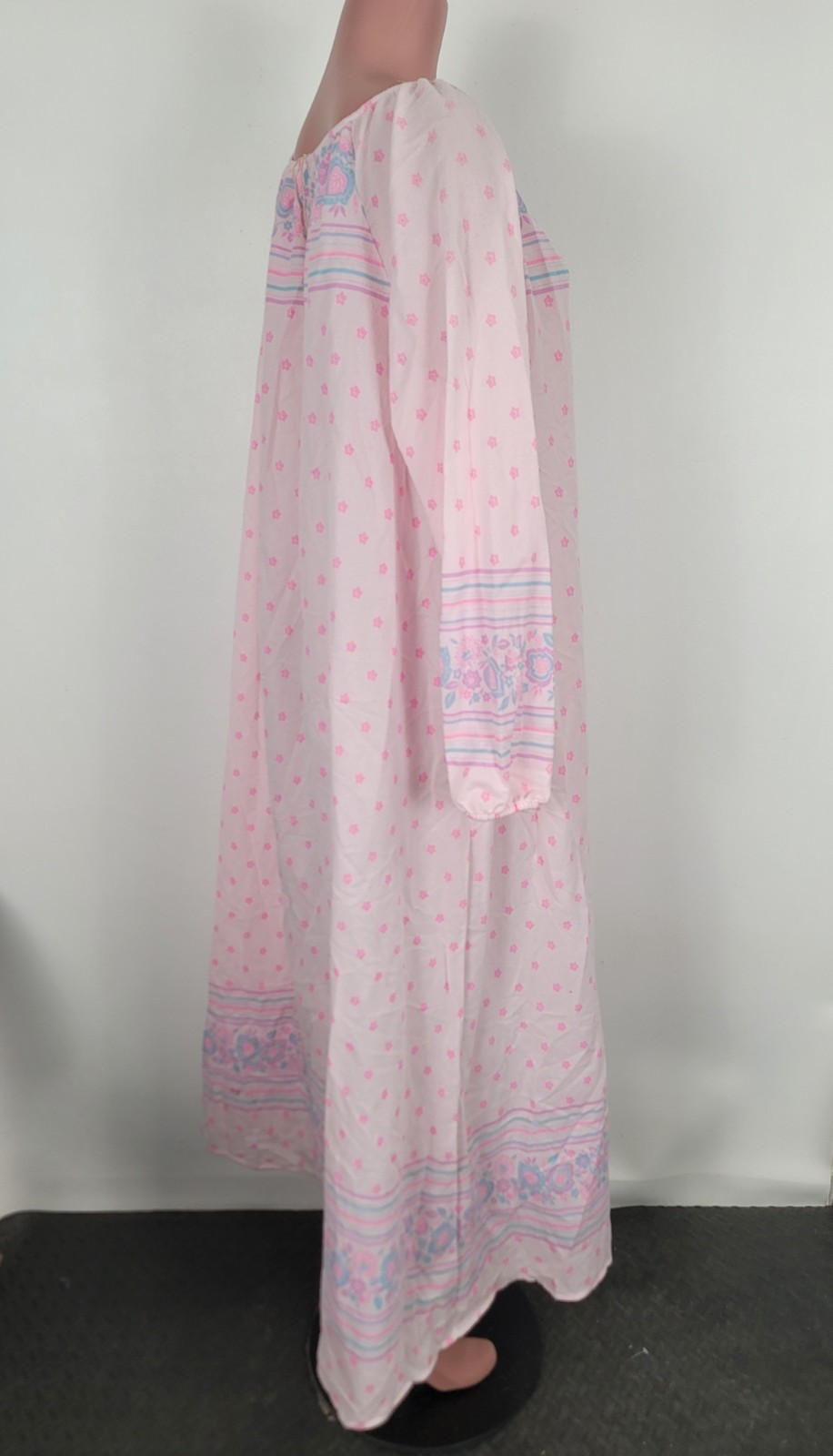 Vintage DANNI Of New York Soft Acetate Long Nightgown Women&rsquo;s 24W NOS Modest