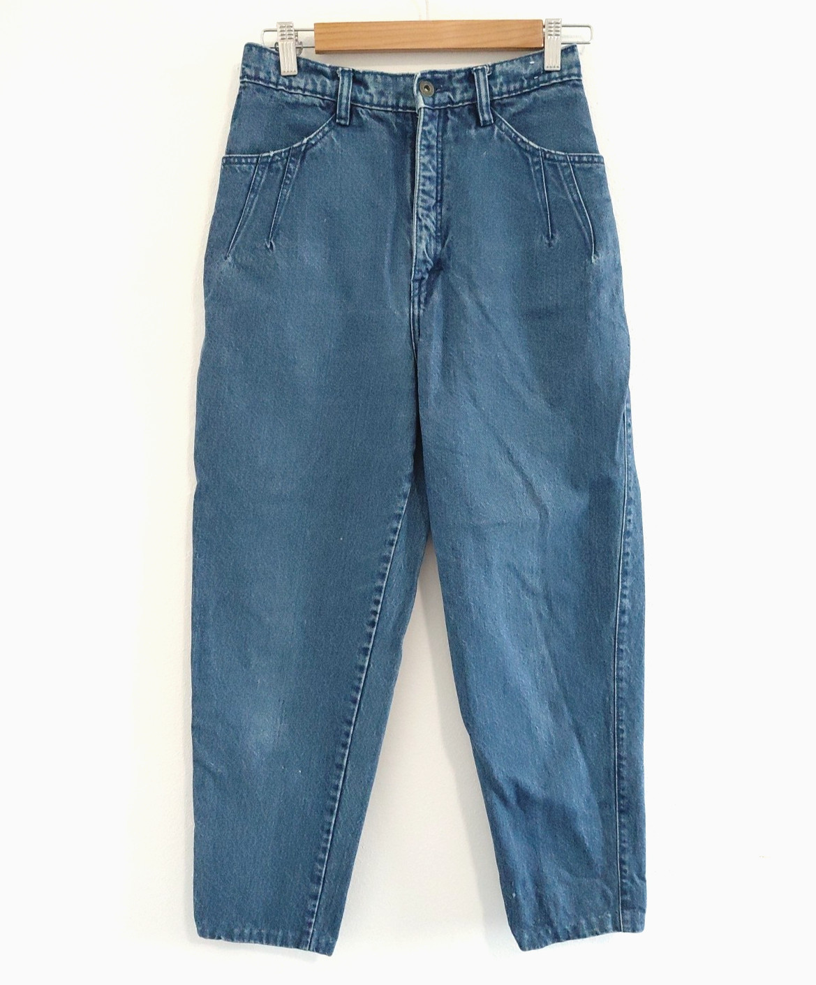 VTG Brittania Jeans Women&rsquo;s 12 Denim Pleated Tapered Retro Indy Girly Sporty Y2K