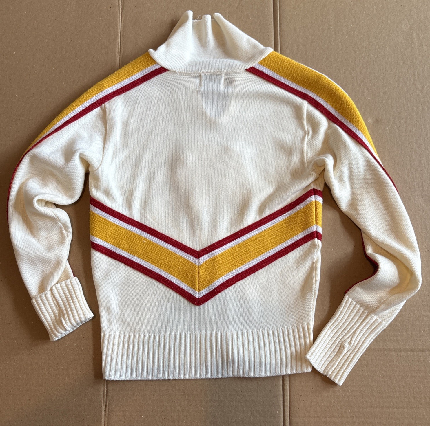 Vintage Kandel Mills SJS Varsity Cheerleading Sweater Size 36 Costume