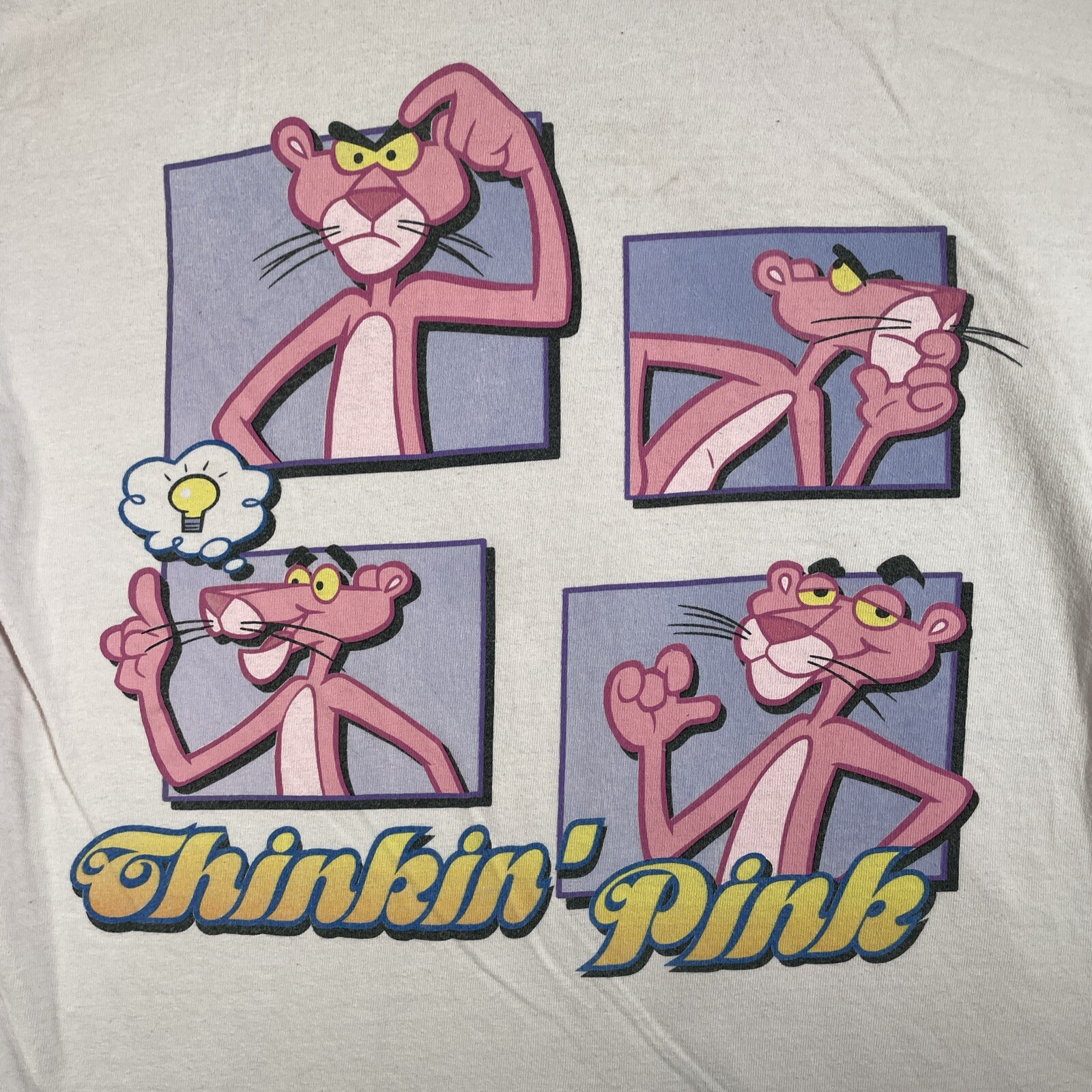 VTG 2001 Pink Panther T-Shirt Women’s Small Pink RARE Original Y2K Jerry Leigh
