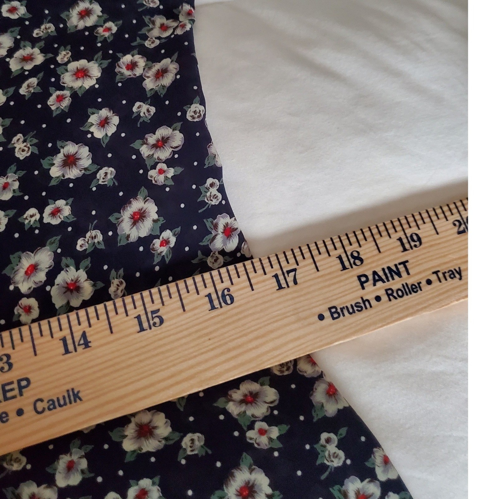 Vintage Prairie Dress Blue Floral Lace Collar Cottagecore Pearl Button 12