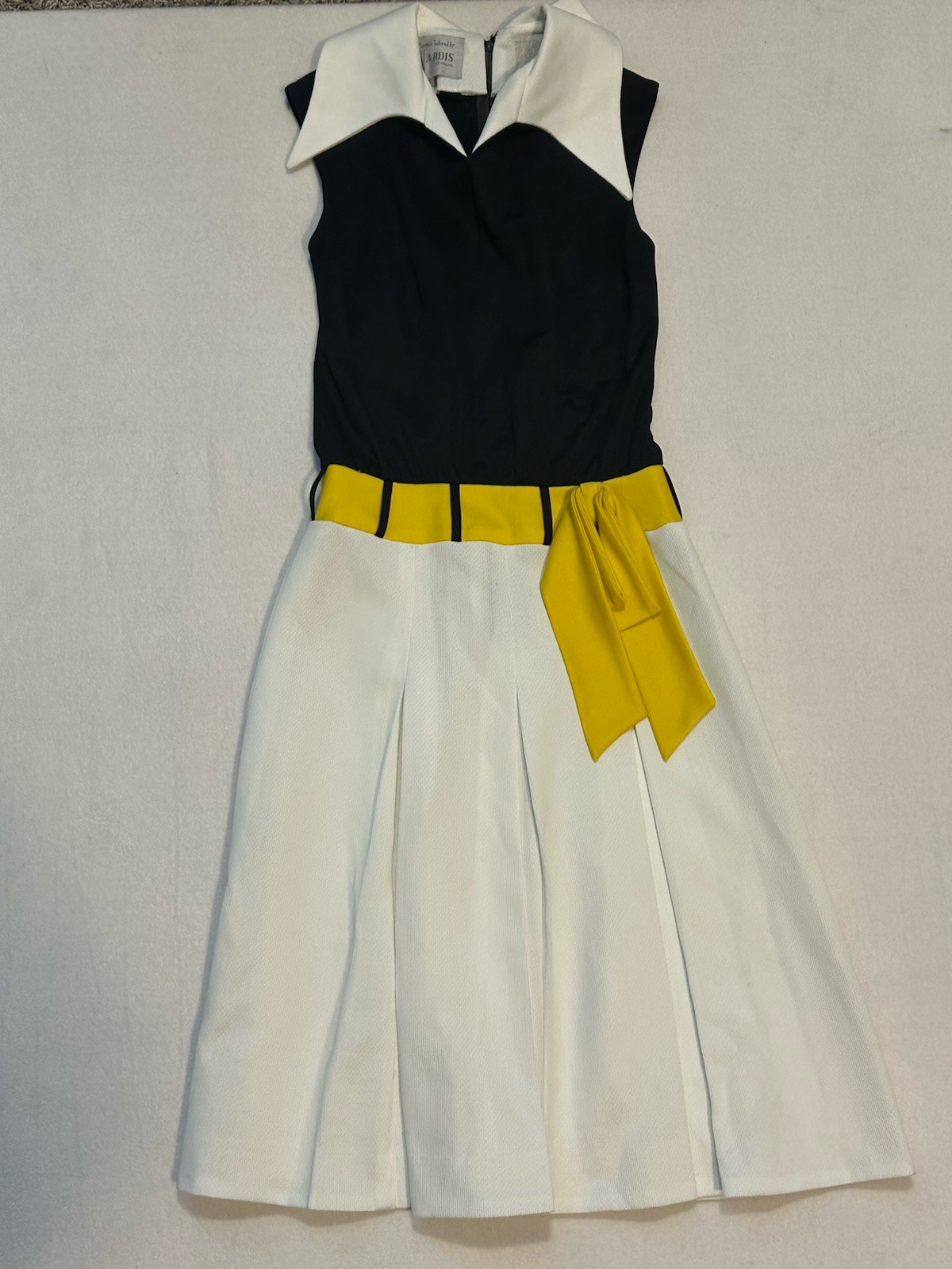 Vintage 60/70&rsquo;s NARDIS of DALLAS Sailor Nautical Dress Pleated Union USA XS/S