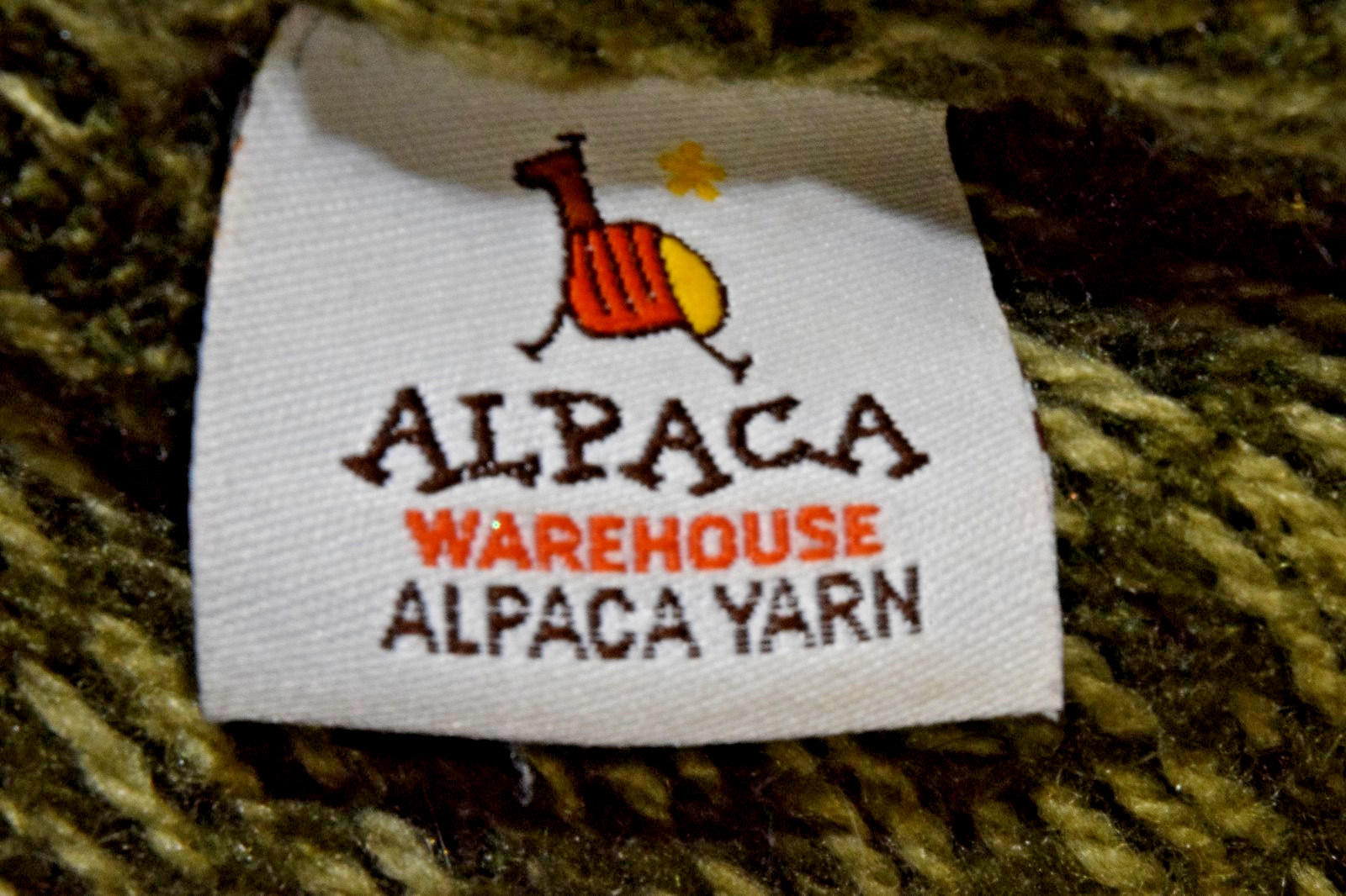 Vintage Womens Alpaca Wool Sweater Size XS/S Y2K Olive Green Geometric Hoodie