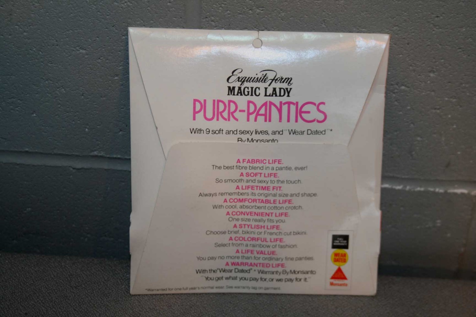 NOS Vtg 70s Purr Panties BEIGE Stretch Nylon Magic Lady Brief Exquisite Form 928