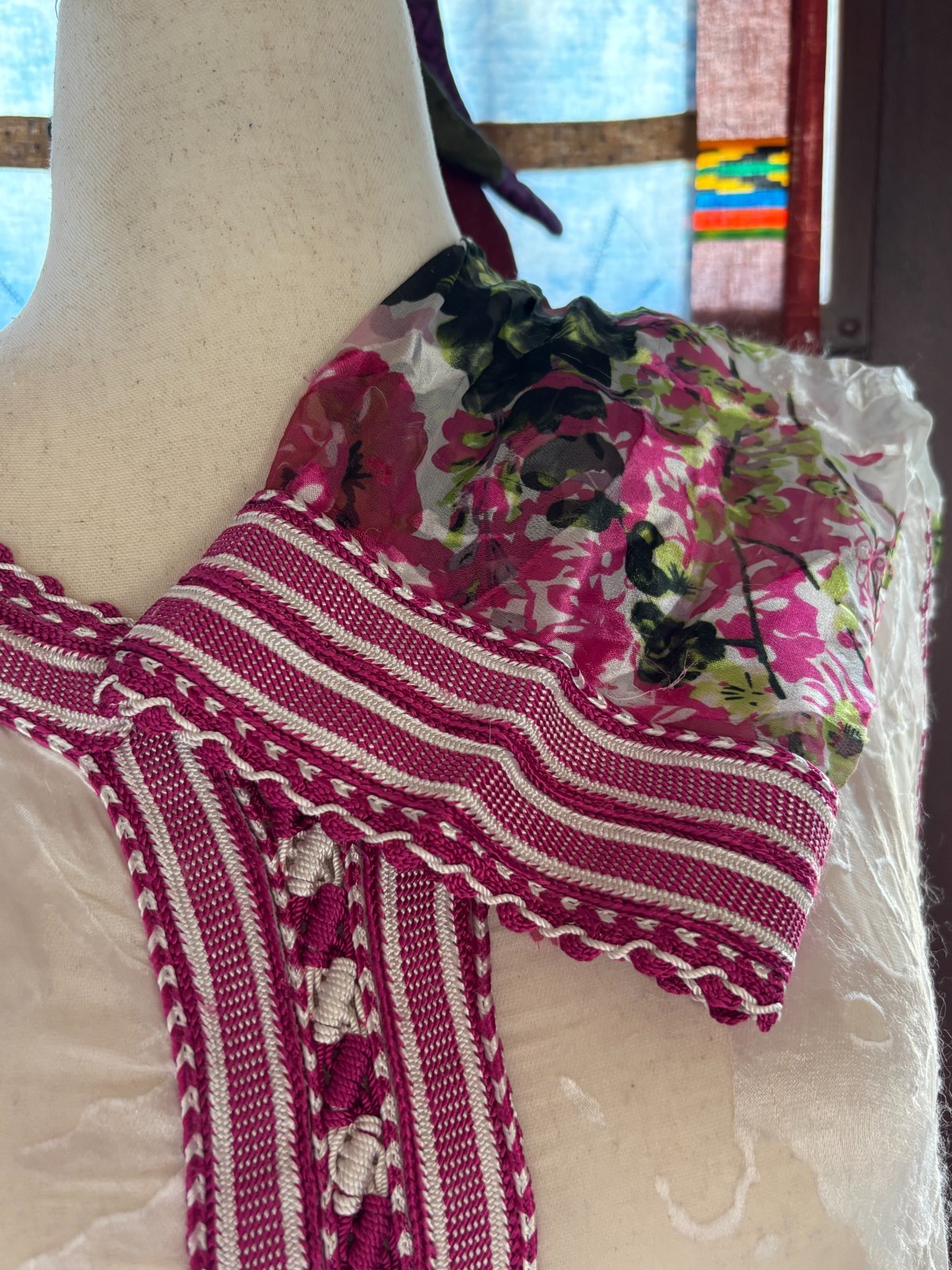 Vtg mid 60&rsquo;s – 70&rsquo;s 2pc Moroccan Caftan Set Sz M-L