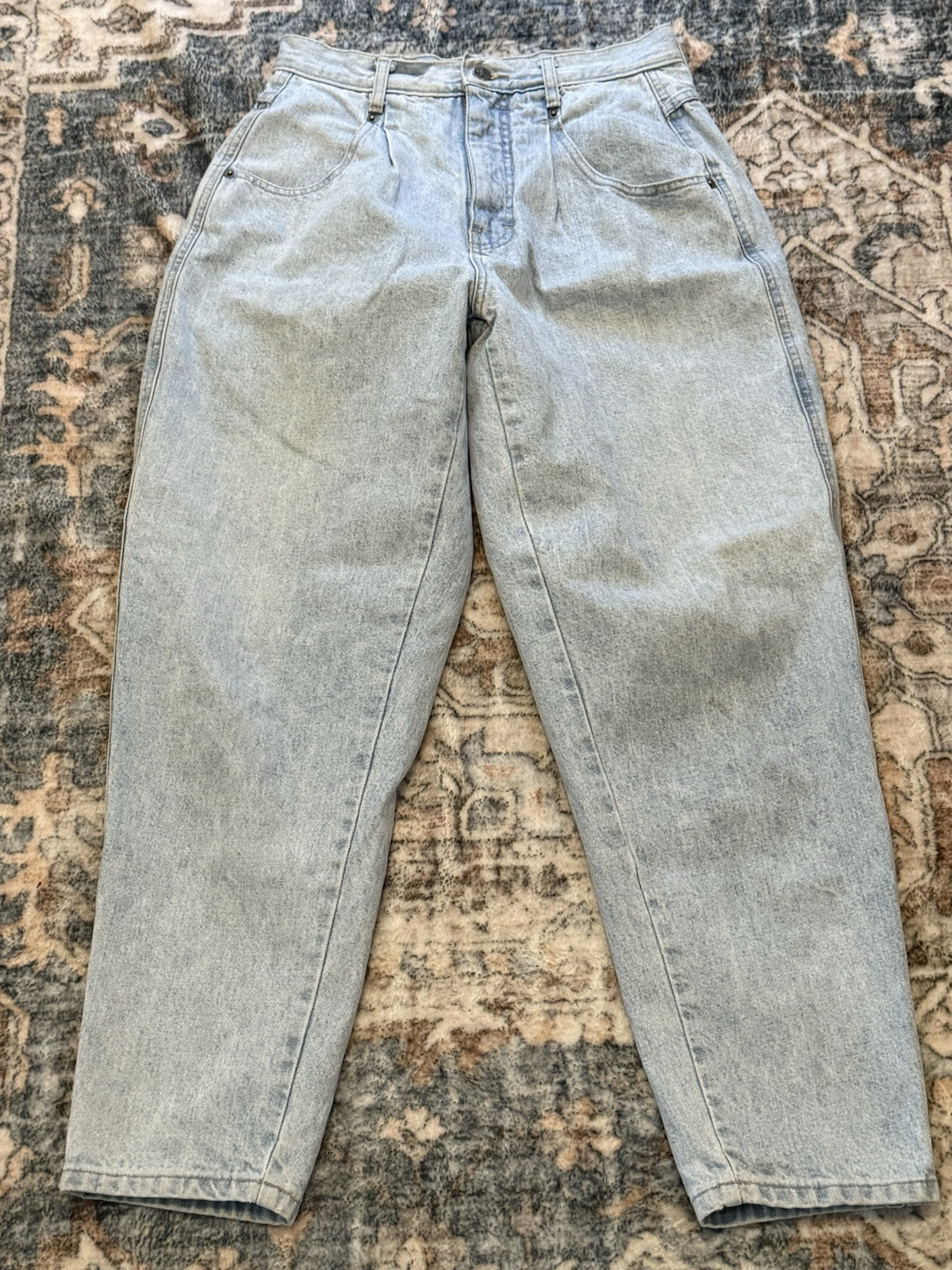 80s Vintage Stonewash Britannia Woman’s Size 10 High Waist Denim Mom Jeans