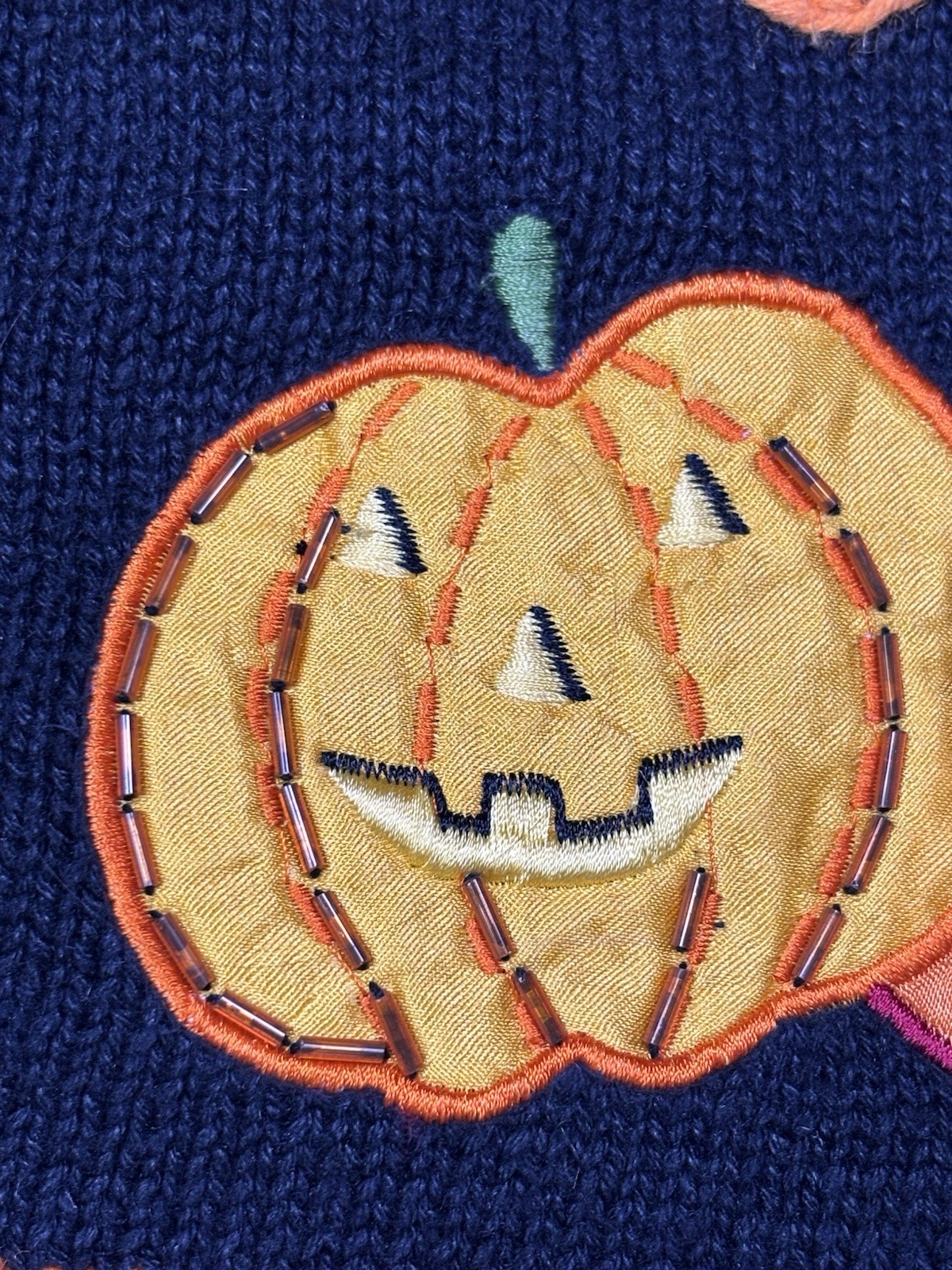 1990 Halloween Sweater Vest Basic Editions Size Large Whimsical Festive Spooky