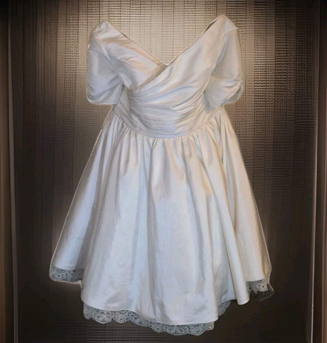 Dolly Couture Retro Full Skirted Wedding Gown Dress Bridal Vtg Inspired