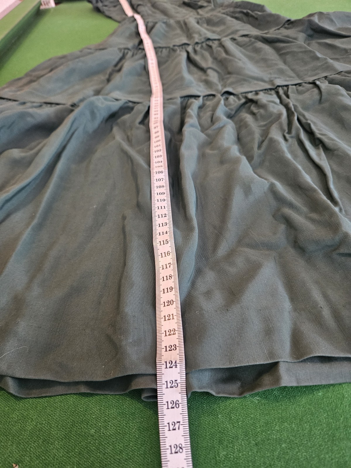Vintage Authentic Victorian Edwardian Forest Green Dress Size XS-S
