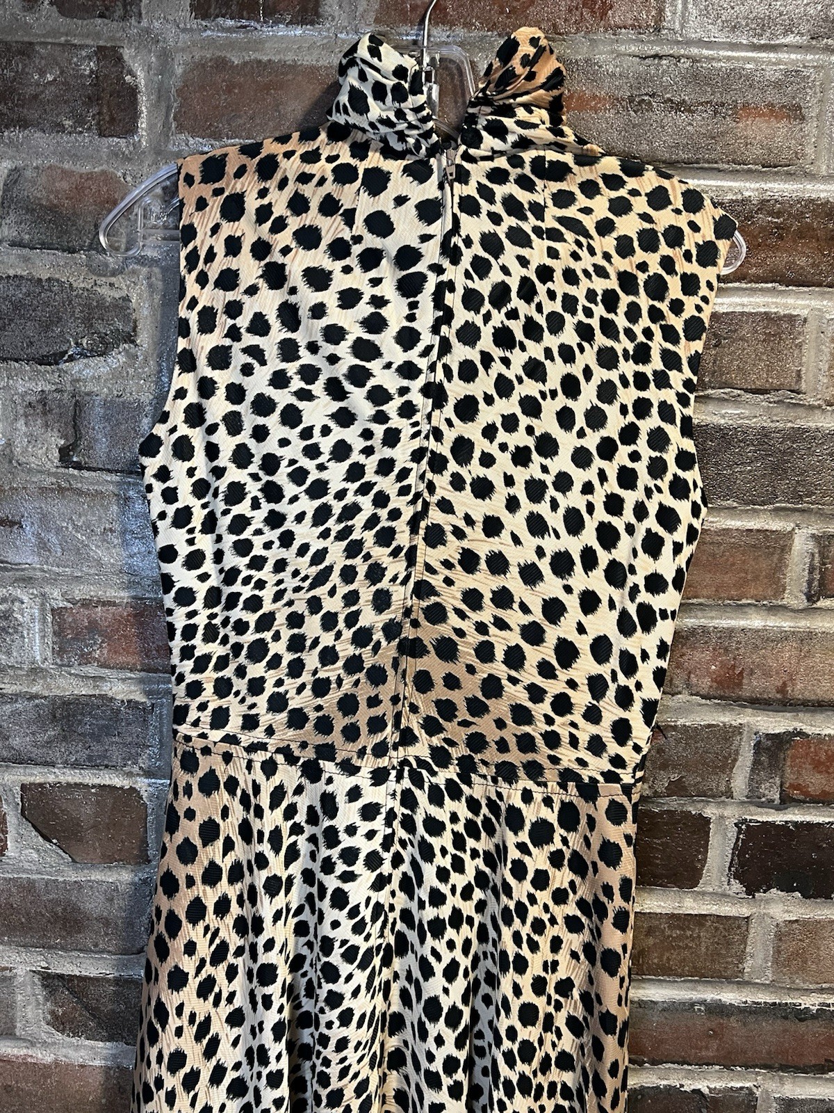 Vintage Women’s Leopard Print Dress Size 11/12