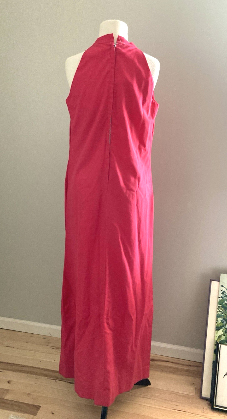 Vintage Bordados Mary Vi Mexican Embroidered Maxi Dress Peasant S