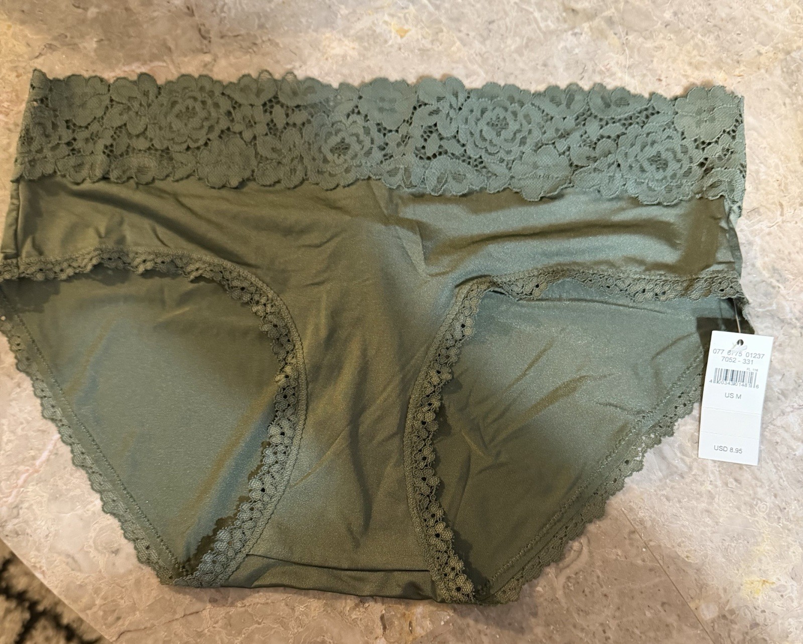 VINTAGE AERIE BOY BRIEF PANTY ! MEDIUM. GREEN !