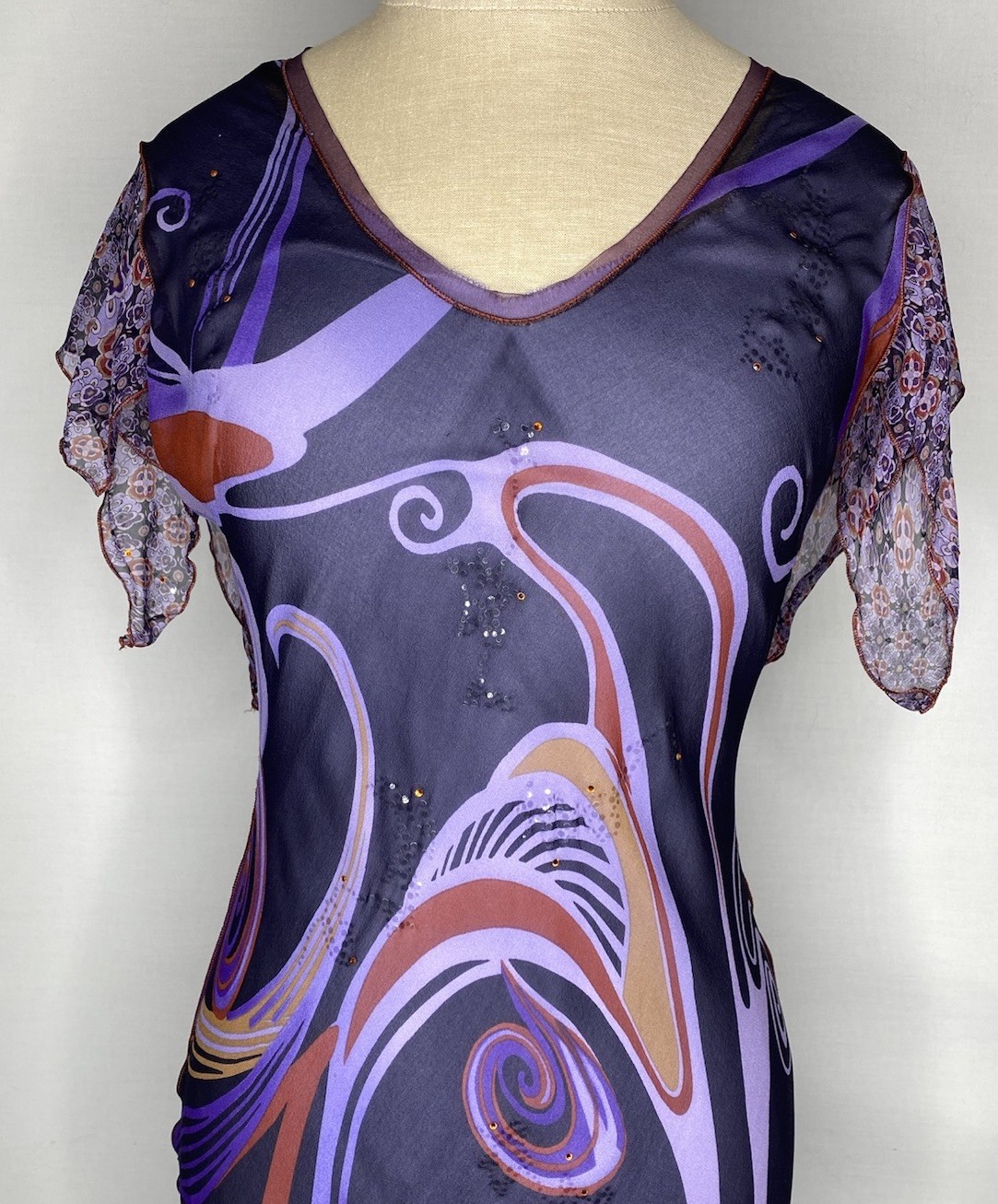 Rozae Nichols Long Vintage 90’s Maxi Dress Size Petite
