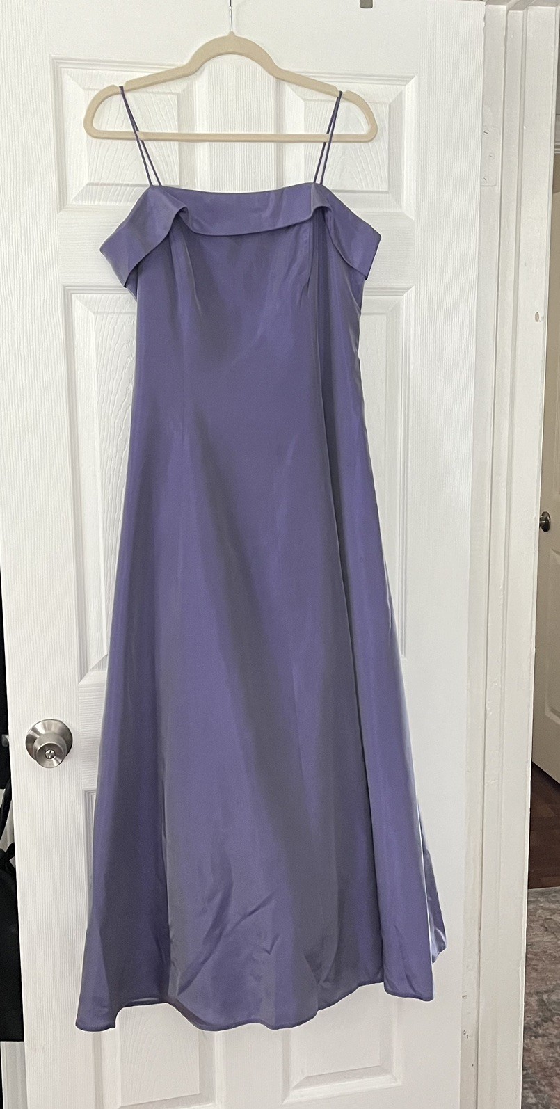 Vintage Y2K Purple Lilac Iridescent Prom Dress Gown Size 14 Fairy Spring