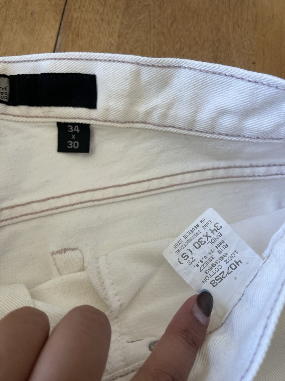 Vintage Marithe + Francois Girbaud Denim Pants Size 34×30 (Actually 30×25.5)