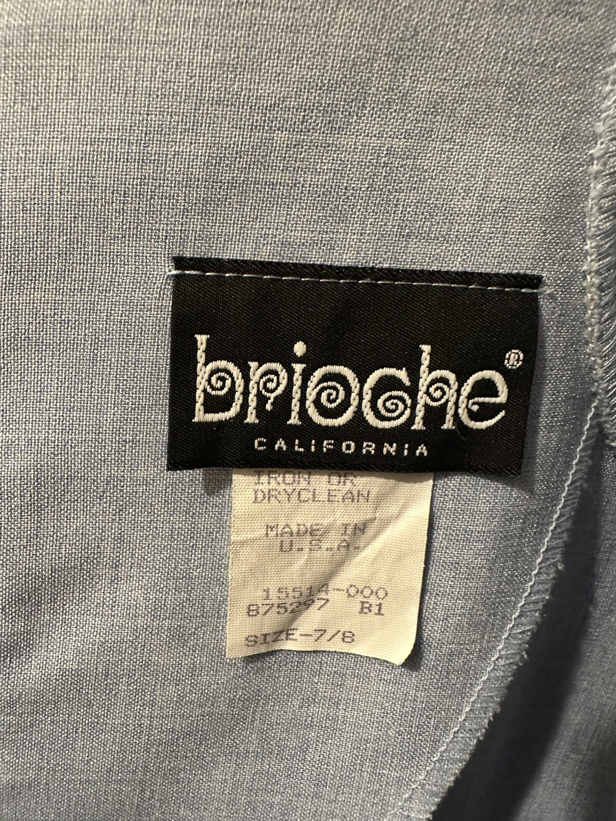 Vintage 1990&rsquo;s Womens Ladies Trendy Retro Pale BabyBlue Office Dress – Size 7/8