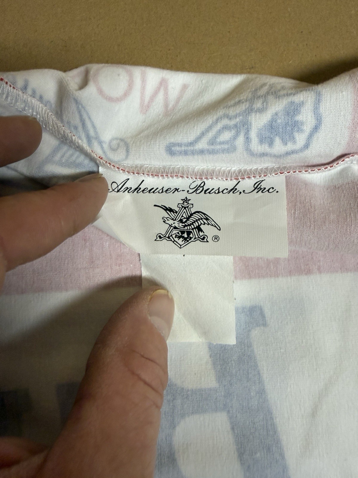1980s Anheuser-Busch, Inc. Budweiser Logo Print Micro Dress Size 7 NEW W/ Tags!
