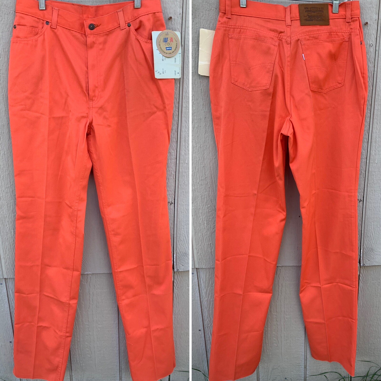 vintage Levis 5 pocket jeans style pants 1984 Olympics size 18 33 in waist 1980s