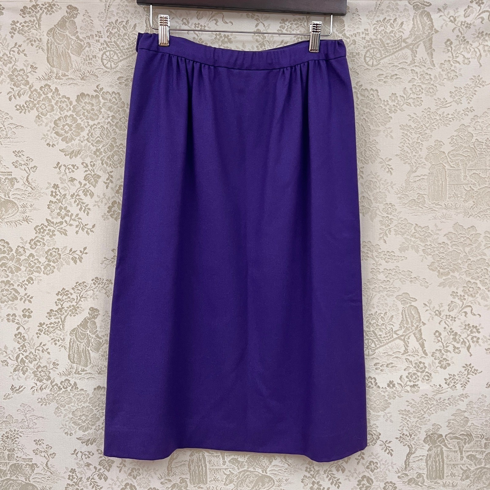 Pendleton Vtg Blazer Set Pure Virgin Wool Jewel Tone Purple Skirt Suit Heritage