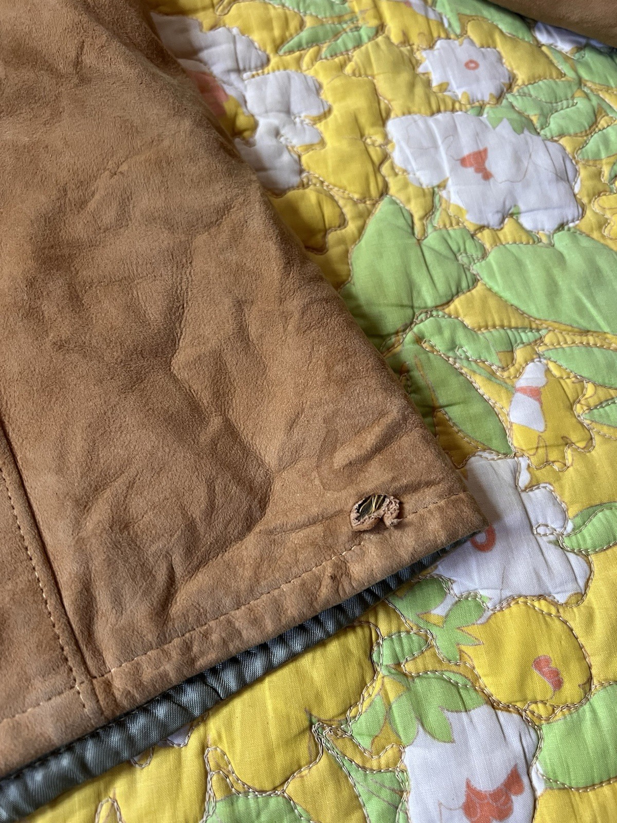 Vintage 60s Buckskin Suede Leather Jacket