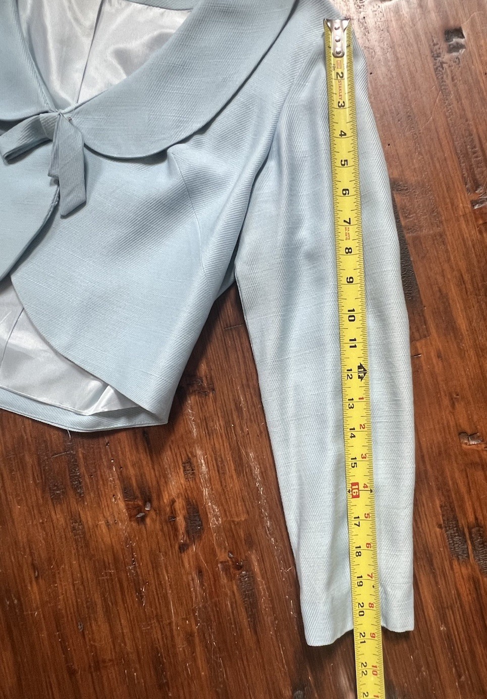 Jonathan Logan 1950s 2 piece shift Dress & Bolero powder Blue size 4 *see note
